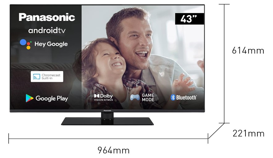 PANASONIC Smart TV 43&quot; 4K TX-43LX650E