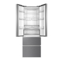 Réfrigérateur Multi Portes 70cm A++ 450 litres inox HAIER
