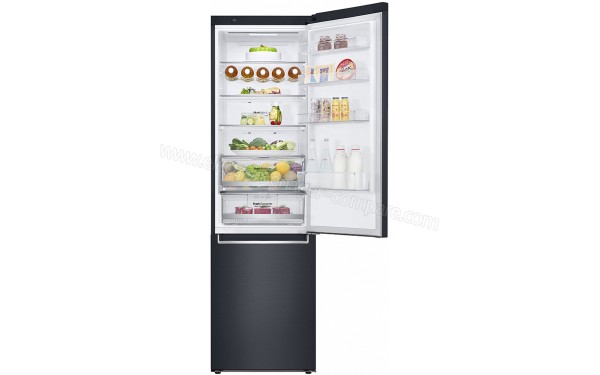 Réfrigérateur combiné 384L A+++ noir LG