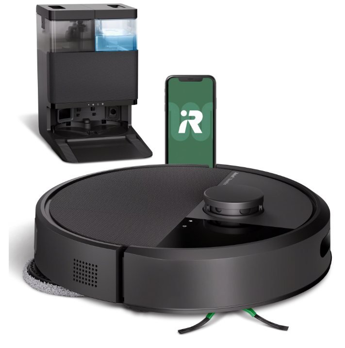 IROBOT Robot Roomba® Plus 405 Combo + base AutoWash™ - Noir