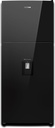 OCEAN Refrigerateur 2 portes 401L No Frost vitre noir 72cm inverter