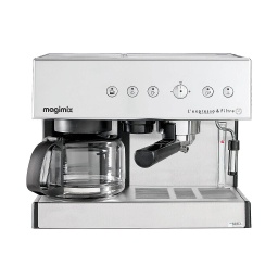[11423] MAGIMIX – Machine à Café Expresso | Filtre Automatique | Chrome Mat |  11423
