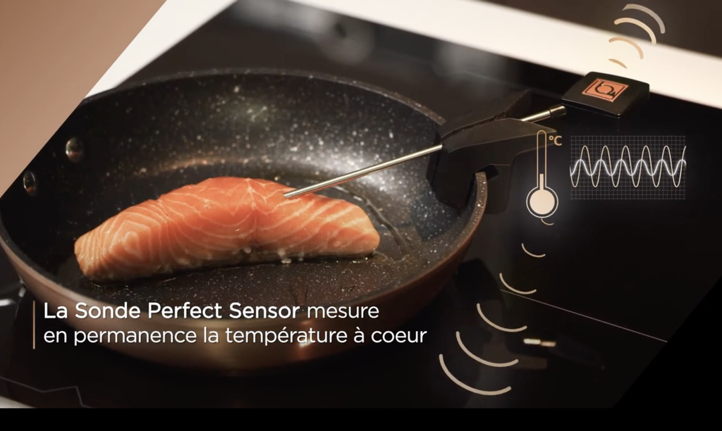 DE DIETRICH Plaque de cuisson induction 3 feux PerfectSensor avec sonde DPI7570XT