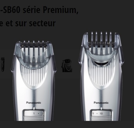 PANASONIC Tondeuse rechargeable ERSB60S803