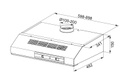 FRANKE Hotte visière 90cm - 380 m3/h max