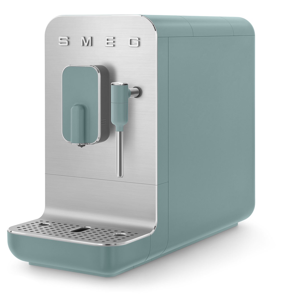 SMEG Machine à café avec broyeur - Emeraude BCC02EGMEU