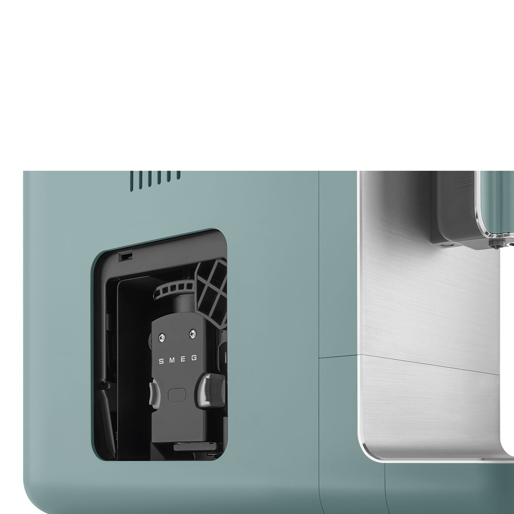 SMEG Machine à café avec broyeur - Emeraude BCC02EGMEU