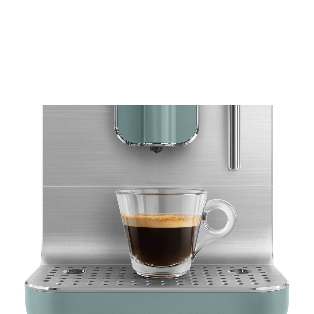 SMEG Machine à café avec broyeur - Emeraude BCC02EGMEU