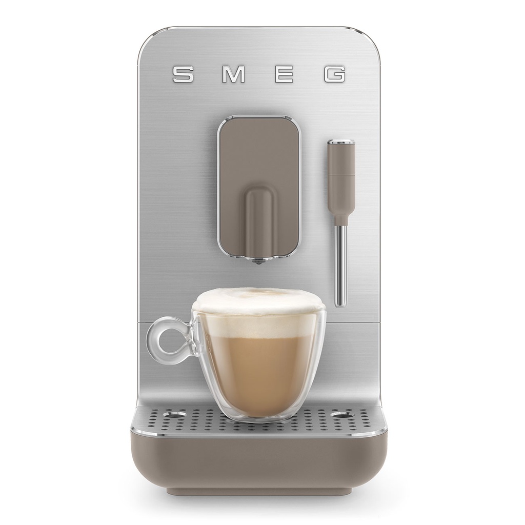 SMEG Machine à café avec broyeur - Taupe mat BCC02TPMEU