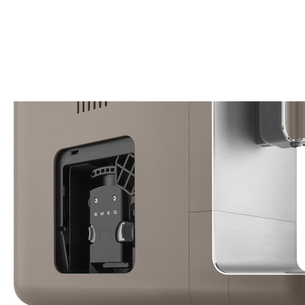 SMEG Machine à café avec broyeur - Taupe mat BCC02TPMEU