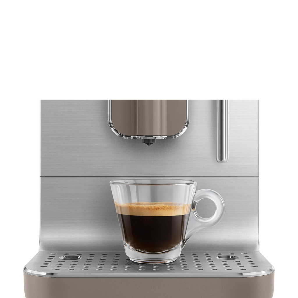 SMEG Machine à café avec broyeur - Taupe mat BCC02TPMEU