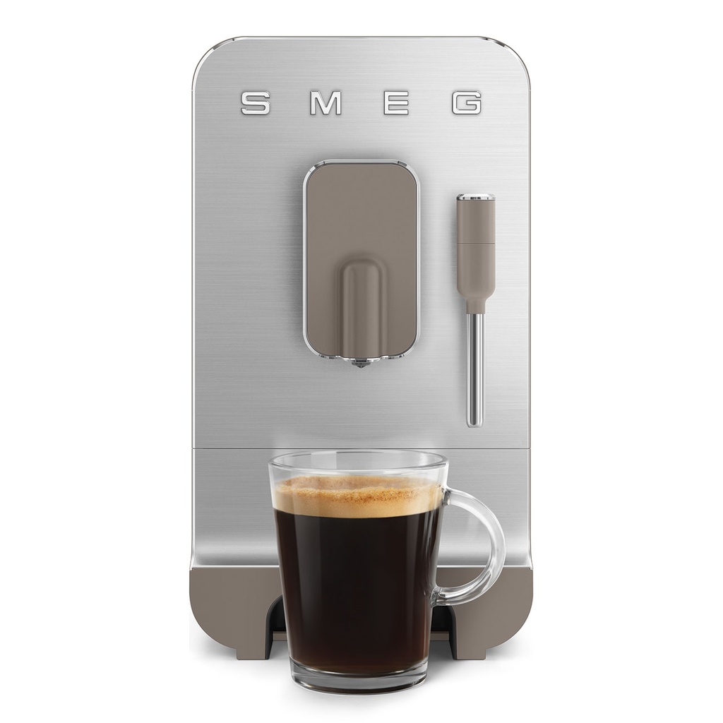 SMEG Machine à café avec broyeur - Taupe mat BCC02TPMEU
