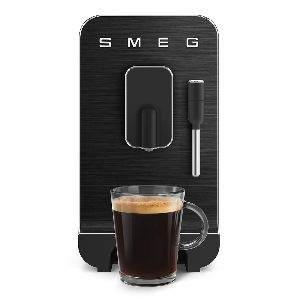 SMEG Machine à café avec broyeur - full black BCC02FBMEU