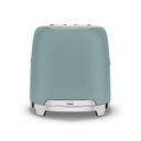 SMEG Toaster 2 tranches Années 50 - Emeraude TSF01EGMEU