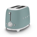 SMEG Toaster 2 tranches Années 50 - Emeraude TSF01EGMEU