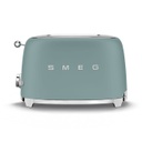 SMEG Toaster 2 tranches Années 50 - Emeraude TSF01EGMEU