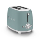 SMEG Toaster 2 tranches Années 50 - Emeraude TSF01EGMEU