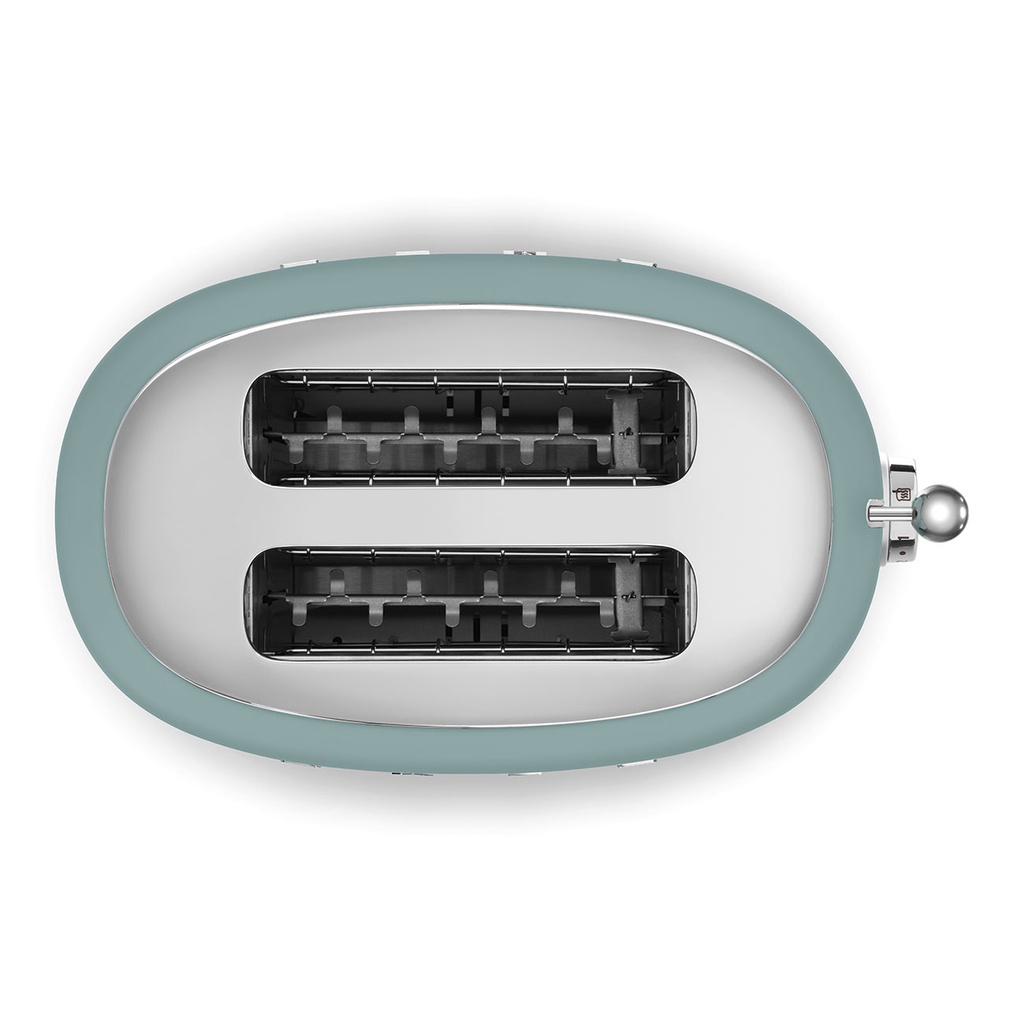 SMEG Toaster 2 tranches Années 50 - Emeraude TSF01EGMEU