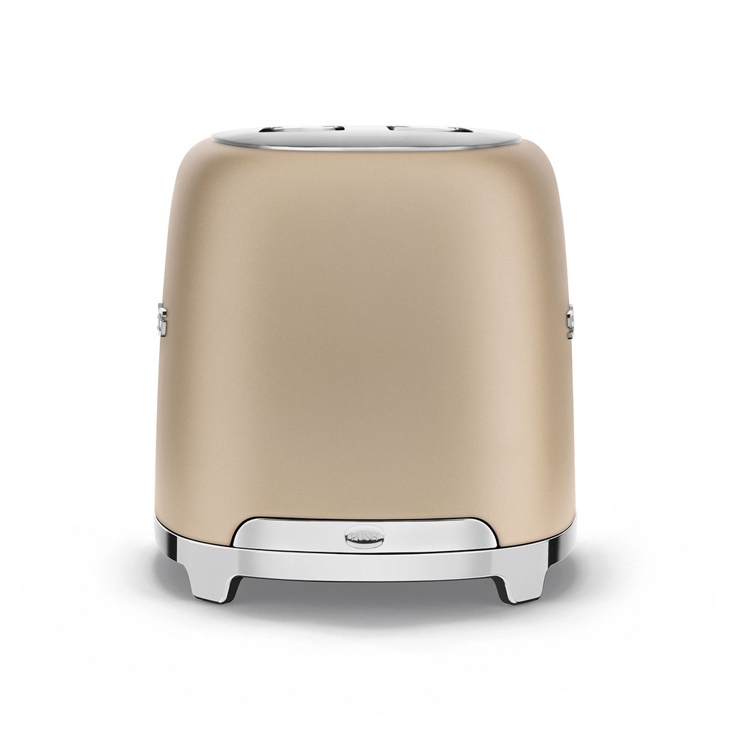 SMEG Toaster 2 tranches Années 50 - Or Mat TSF01CHMEU