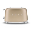 SMEG Toaster 2 tranches Années 50 - Or Mat TSF01CHMEU