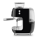 SMEG Machine expresso avec broyeur - noir EGF03BLEU