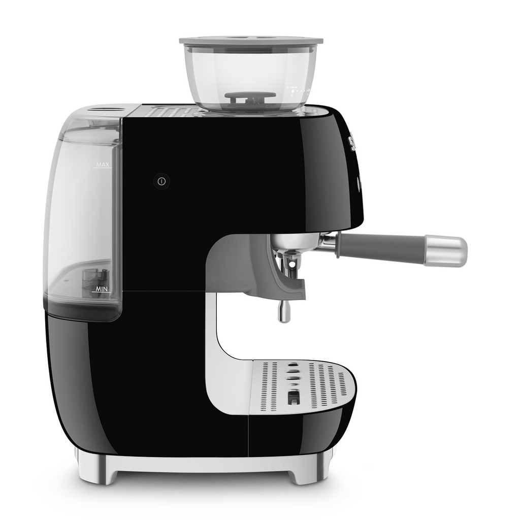 SMEG Machine expresso avec broyeur - noir EGF03BLEU