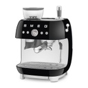 SMEG Machine expresso avec broyeur - noir EGF03BLEU