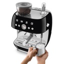 SMEG Machine expresso avec broyeur - noir EGF03BLEU