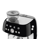 SMEG Machine expresso avec broyeur - noir EGF03BLEU