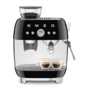 SMEG Machine expresso avec broyeur - noir EGF03BLEU