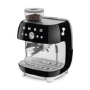 SMEG Machine expresso avec broyeur - noir EGF03BLEU