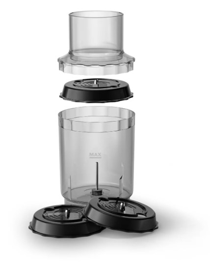 Mixer plongeant Philips avec batteur et bol mini hachoir