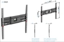 GS S400 PLUS – SUPPORT TV FIXE SLIM  40 à 65’’ MELICONI