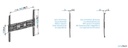 GS S400 PLUS – SUPPORT TV FIXE SLIM  40 à 65’’ MELICONI