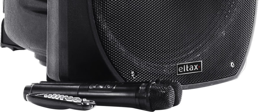 ELTAX Enceinte Sono 450W avec 2 x Micro SF Bluetooth USB - BT15"