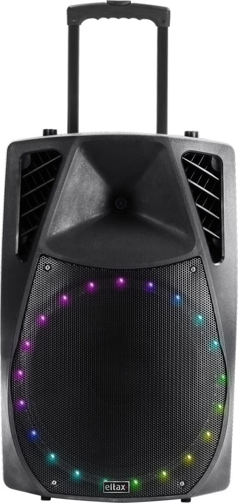 ELTAX Enceinte Sono 450W avec 2 x Micro SF Bluetooth USB - BT15"
