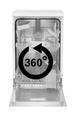 Lave-vaisselle Bosch 45cm intégrable blanc