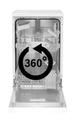 Lave-vaisselle Bosch 45cm intégrable blanc