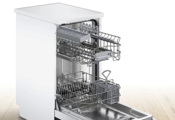 Lave-vaisselle Bosch 45cm intégrable blanc
