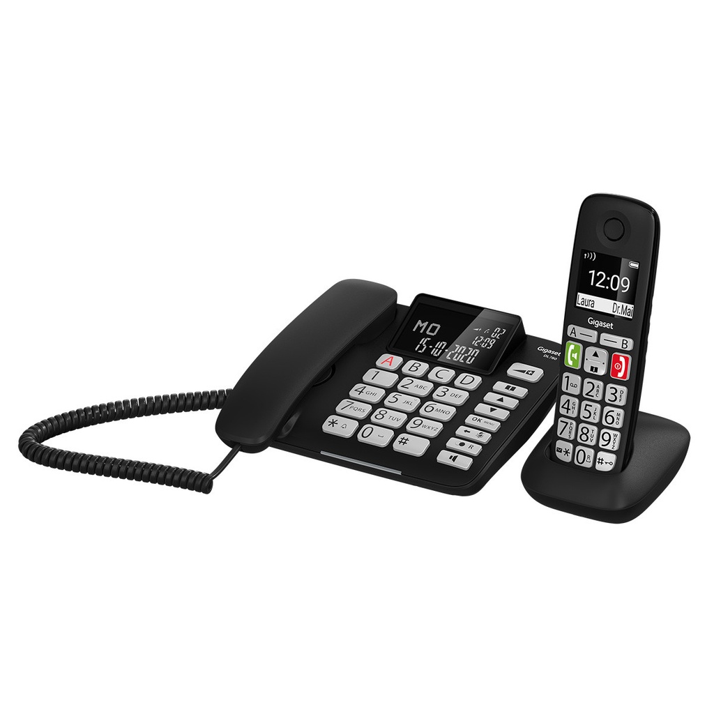 GIGASET TELEPHONE SANS FIL DECT + TELEPHONE FILAIRE