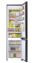 SAMSUNG Réfrigérateur Bespoke Combiné, 390L Clean Black - D - RB38C7B5D22