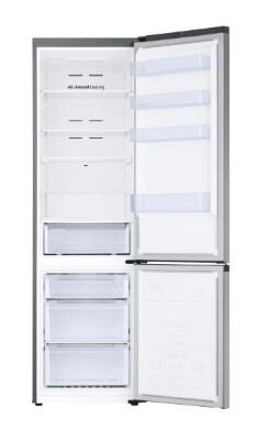 SAMSUNG Réfrigérateur Bespoke Combiné, 390L Clean White - D - RB38C7B6D12/EF