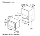 Four Micro-ondes encastrable 21L Blanc SIEMENS