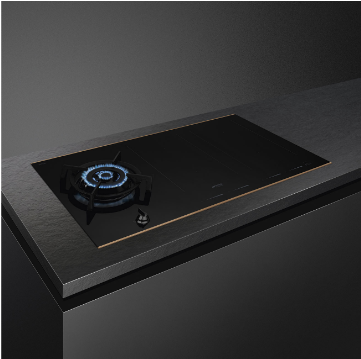 SMEG Plaque induction mixte Dolce Stil Novo 90 cm