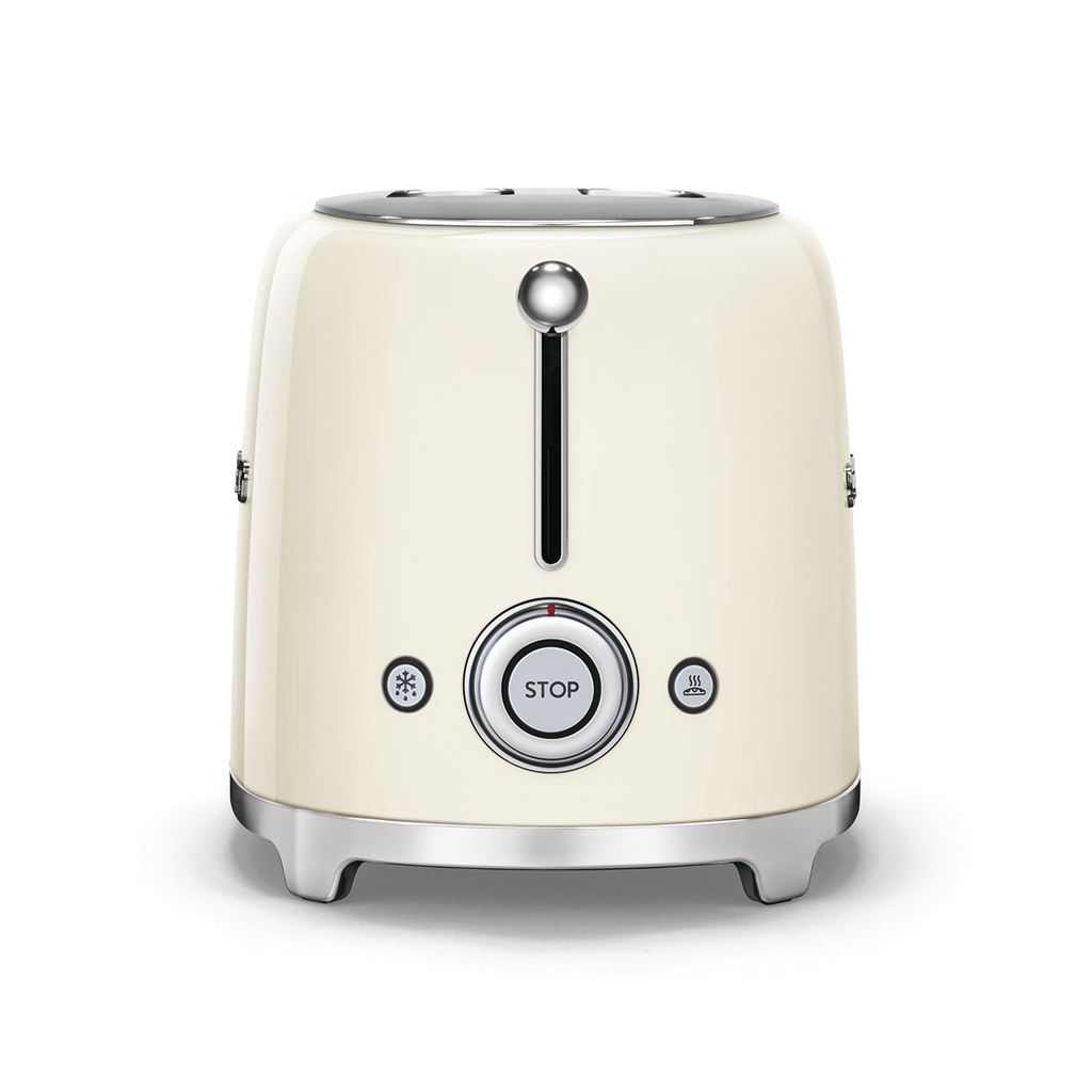 Toaster 2 tranches Style Années 50 - crème