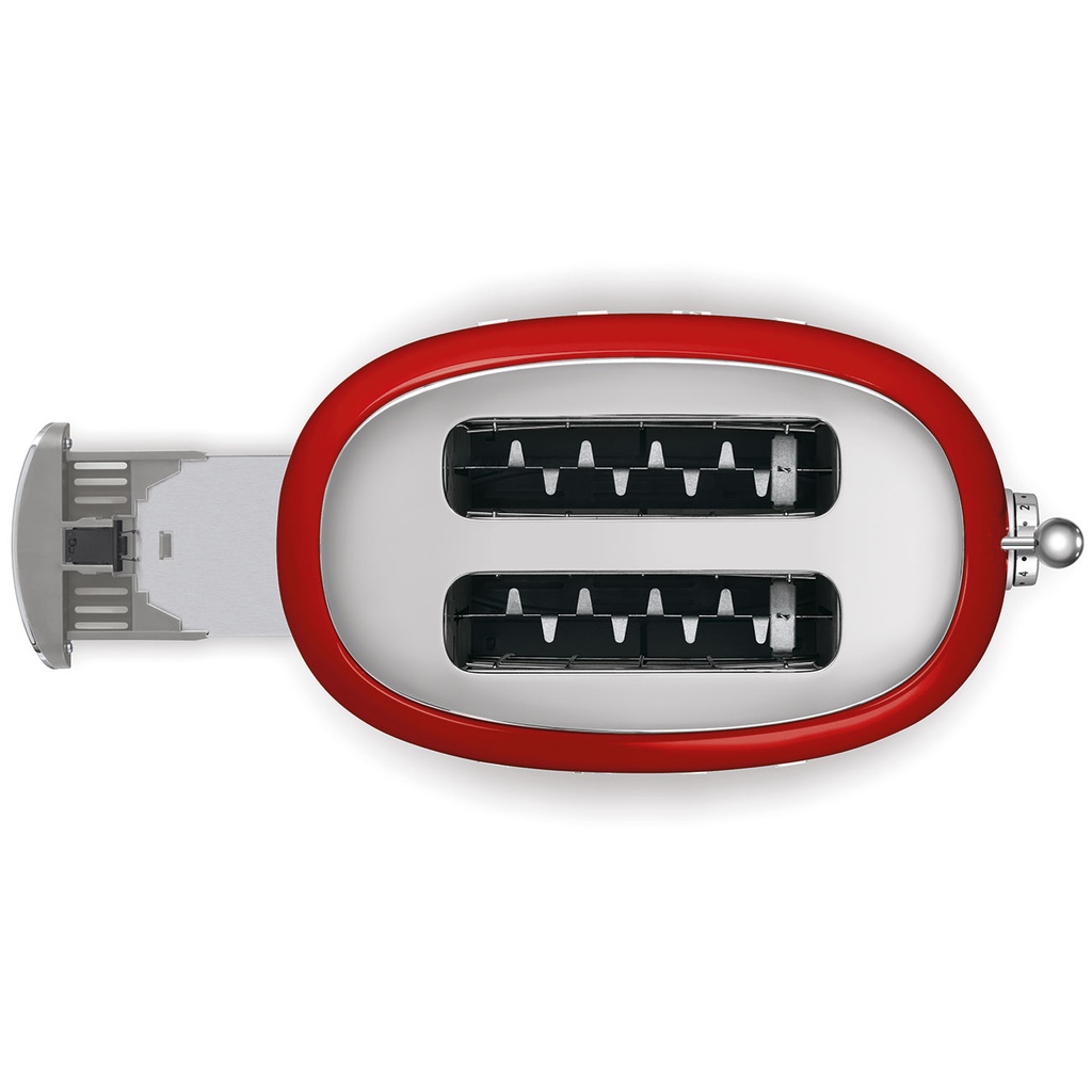 Grille Pain Style Années 50 SMEG - Rouge