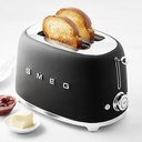 SMEG grille pain 2 tranches Années 50 - Noir mat