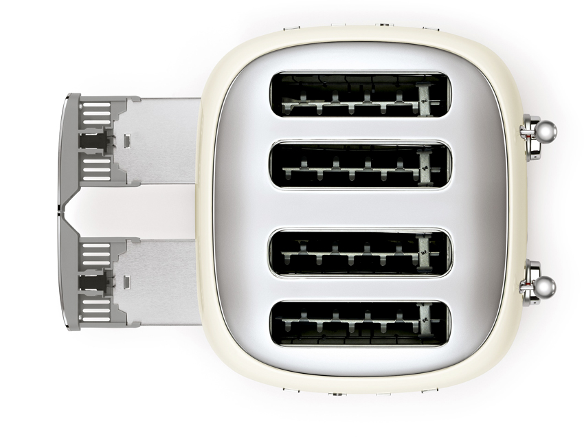 SMEG grille pain 4 tranches Années 50 - Crème
