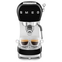 SMEG Machine Expresso Années 50 - Noir ECF02BLEU