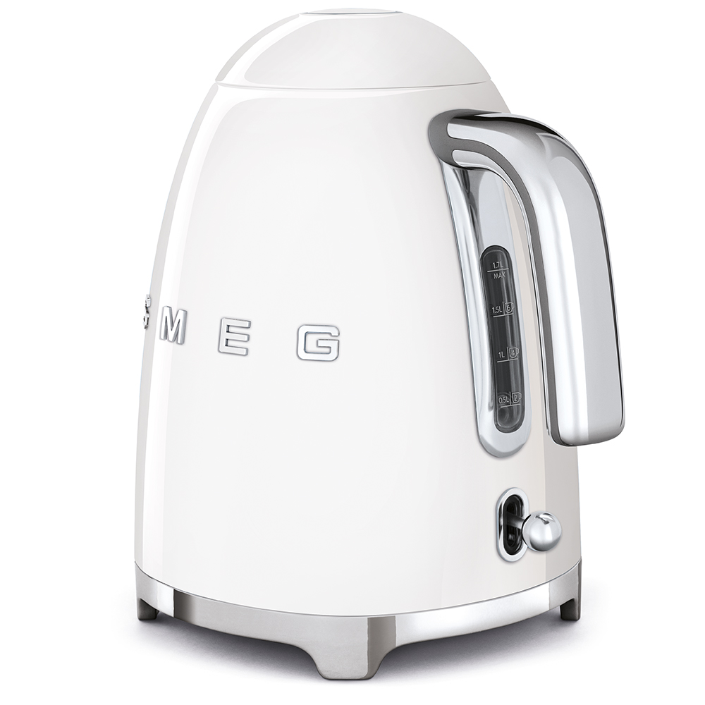 SMEG –Bouilloire Électrique | Style Années 50 | Coloris blanc | KLF03WHEU